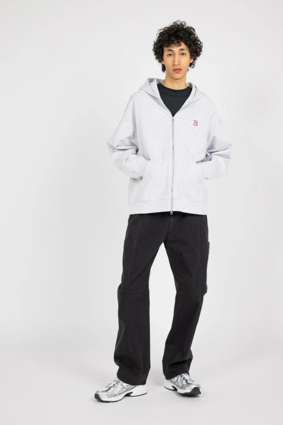 MEGABLAST ZIP FRENCH TERRY HOOD - Hoodie zippé | Gris