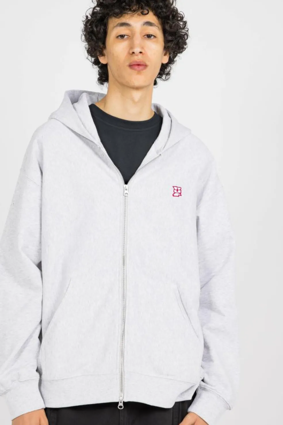 MEGABLAST ZIP FRENCH TERRY HOOD - Hoodie zippé | Gris