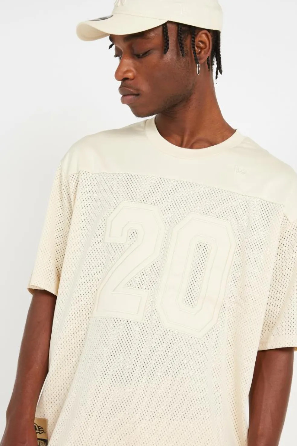MESH NEW ERA - T-shirt | Beige