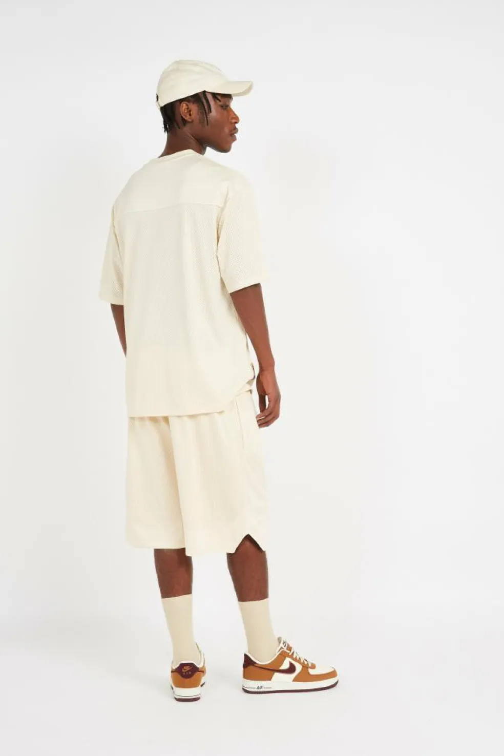 MESH NEW ERA - T-shirt | Beige