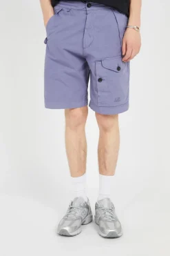 MICROREPS CARGO SHORTS - Short | Bleu