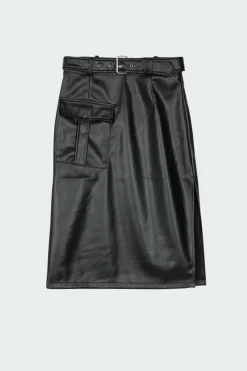 MIDI CARGO SKIRT - Jupe | Noir