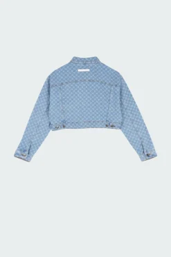 MILY - Veste en jean à monogrammes - MILY | Bleu