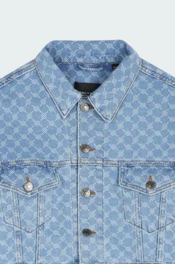 MILY - Veste en jean à monogrammes - MILY | Bleu