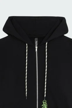 MINI ALIEN ZIP - Hoodie zippé | Noir