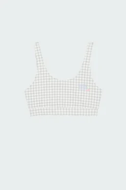 MIXED UP GINGHAM BRALET - Crop top | Multicolore