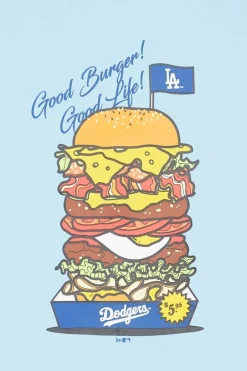 MLB BURGER GRAPHI - T-shirt | Bleu