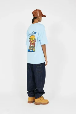 MLB BURGER GRAPHI - T-shirt | Bleu