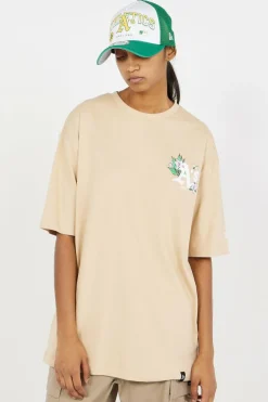 MLB FLORAL GRAPHI - T-shirt | Beige