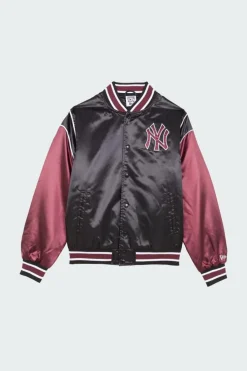 MLB SATIN VARSITY - bomber | Noir