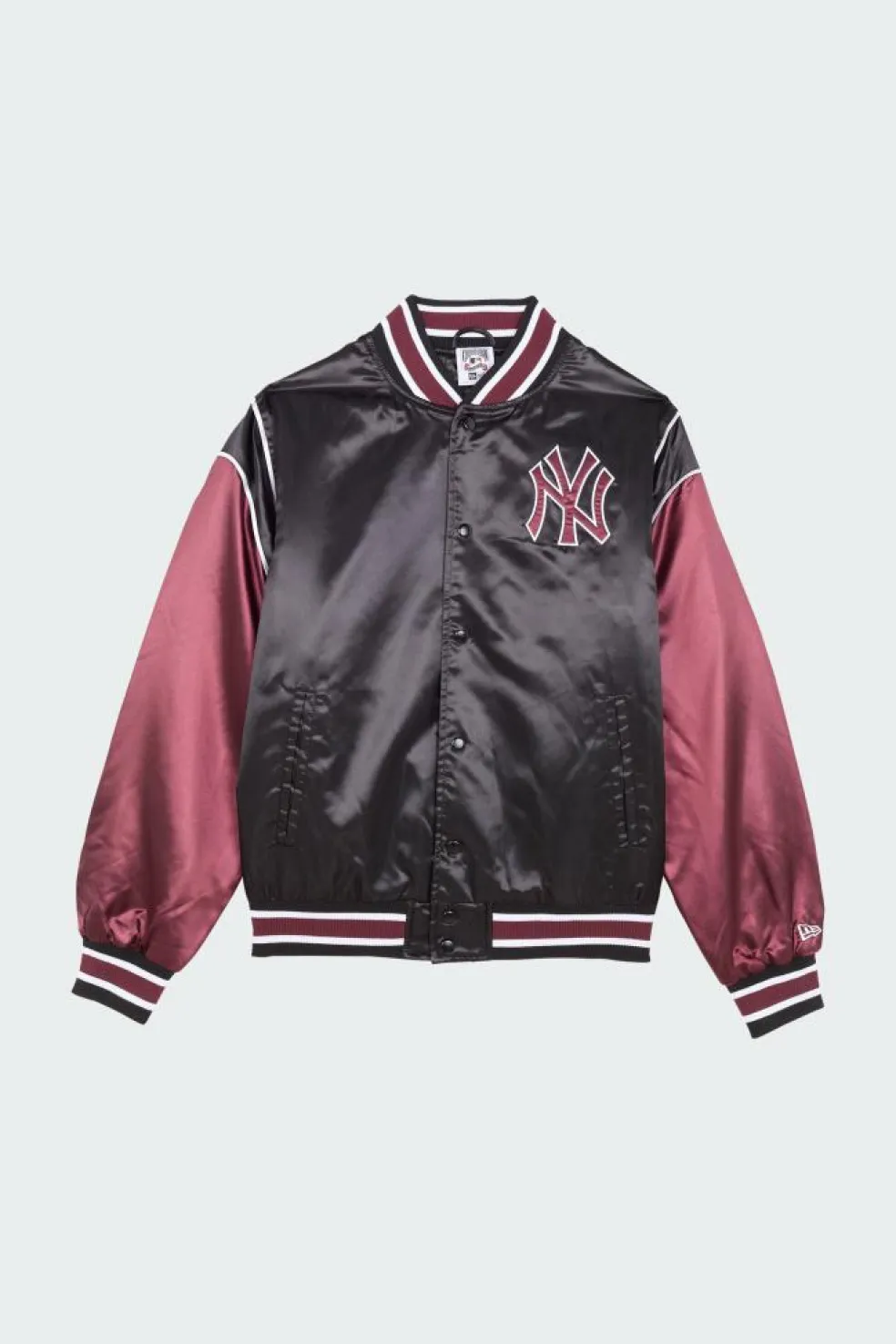 MLB SATIN VARSITY - bomber | Noir