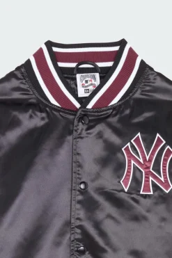 MLB SATIN VARSITY - bomber | Noir
