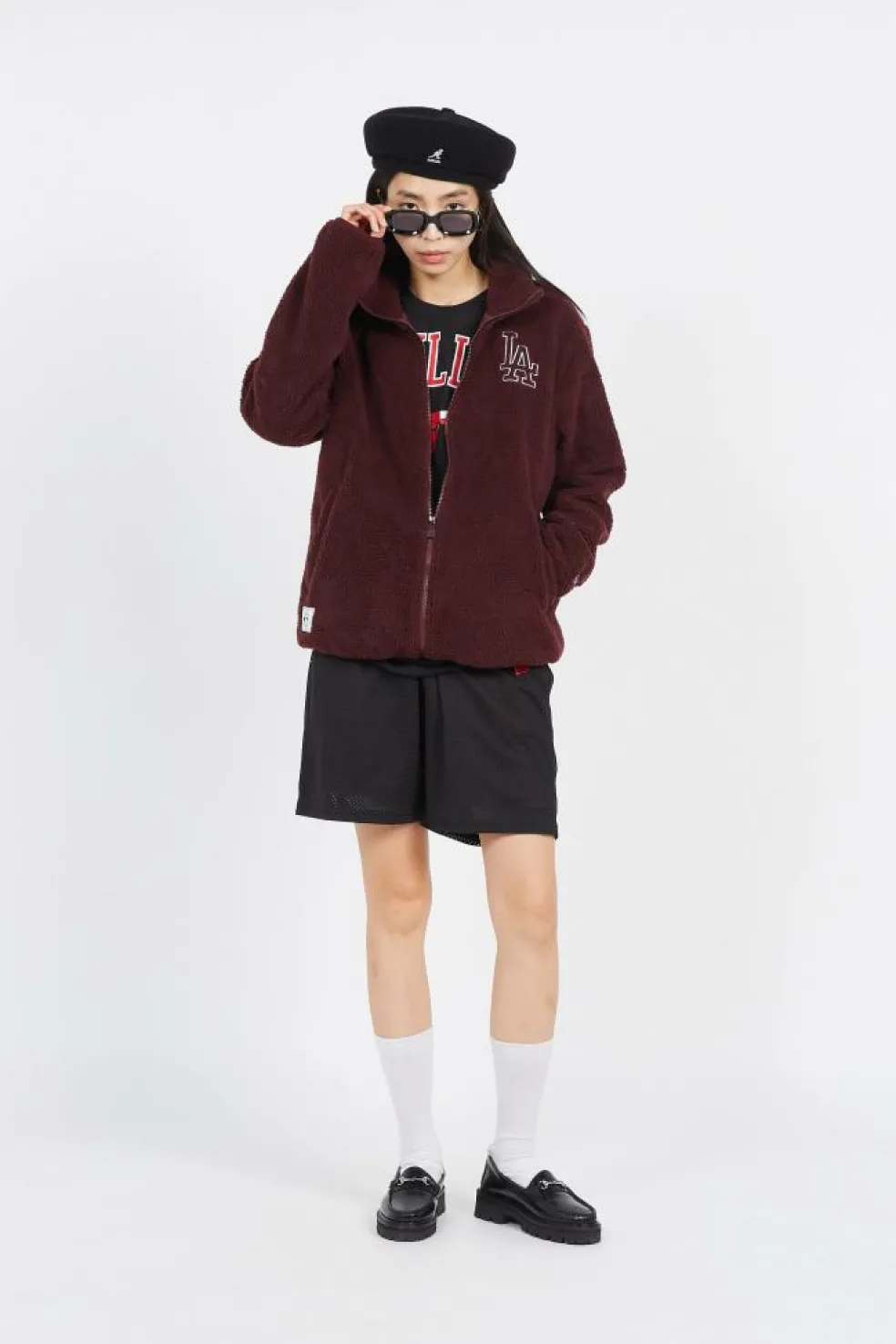 MLB SHERPA JKT LO - polaire | Violet