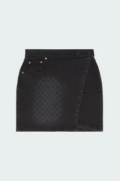 MONGRAM WRAP DENIM - Jupe | Noir