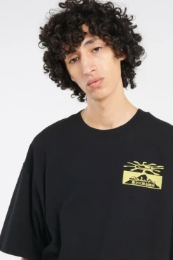 Mount Fuji Dusk - T-shirt | Noir