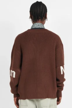 NAME CARDIGAN - Gilet | Marron