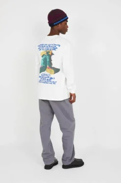 NAPPING CLIMBER L/S TEE - T-shirt | Blanc