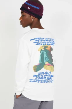 NAPPING CLIMBER L/S TEE - T-shirt | Blanc