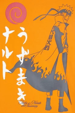 NARUTO UZUMAKI - t-shirt tealer x naruto | Orange