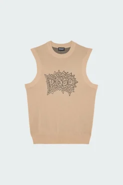 Natural Shock Knit Sweater Vest - Pull | Beige