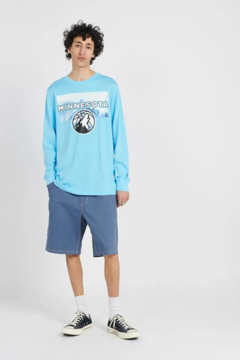 NBA24 CE LSTEE - T-shirt | Bleu