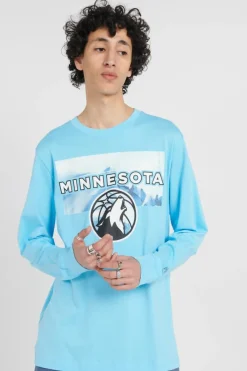 NBA24 CE LSTEE - T-shirt | Bleu