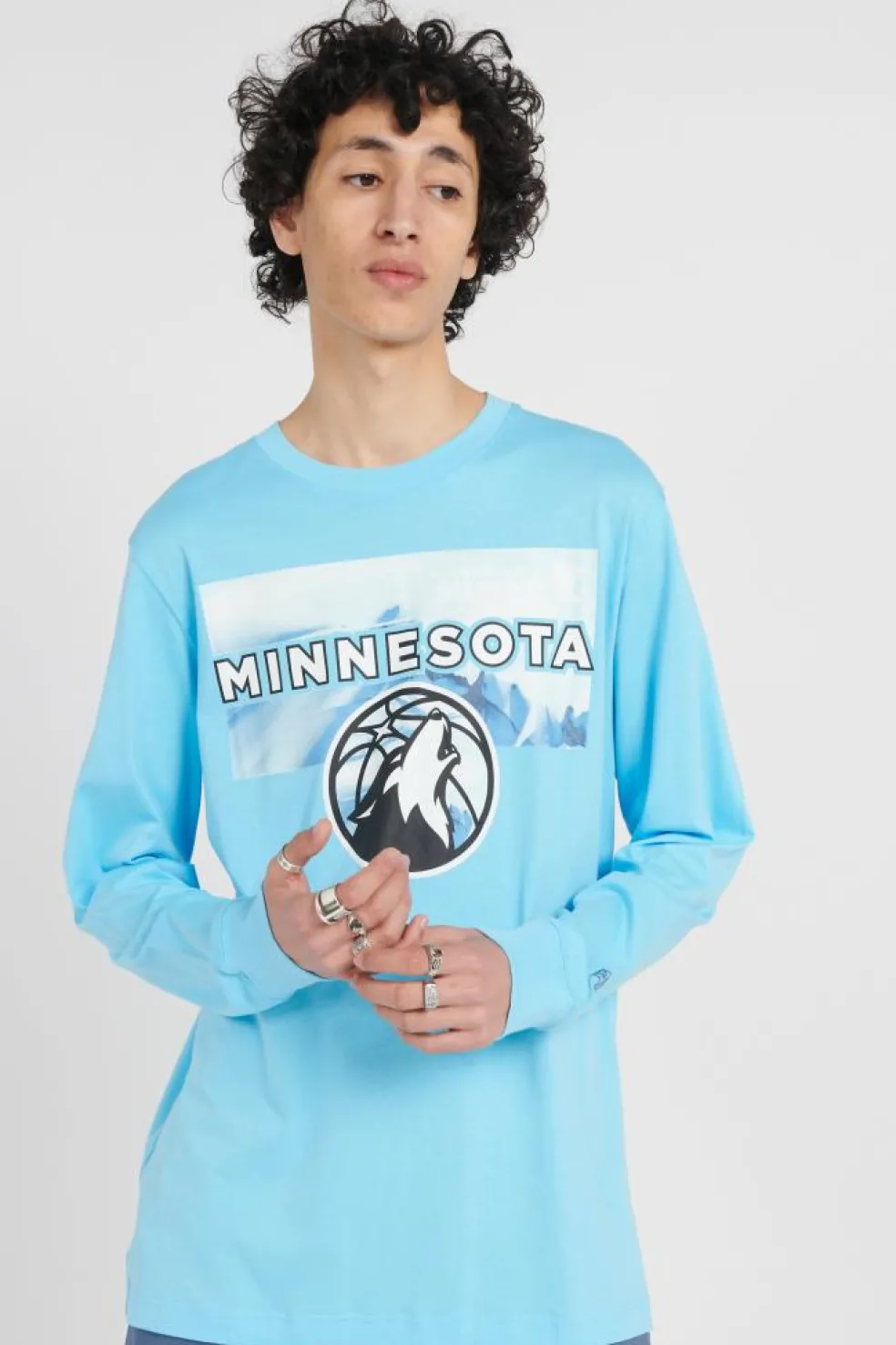 NBA24 CE LSTEE - T-shirt | Bleu