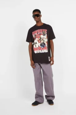 NBA LEGEND TEE USA DWYANE WADE - T-shirt | Noir
