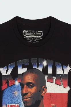 NBA LEGEND TEE USA KEVIN GARNETT - T-shirt | Noir