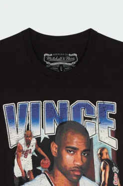 NBA LEGEND TEE USA VINCE CARTER - T-shirt | Noir