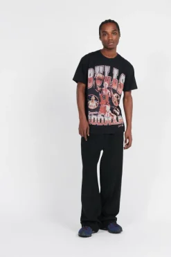NBA PLAYER PHOTO TEE BULLS - T-shirt | Noir