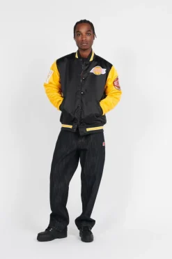 NBA PRIMETIME VINTAGE LOGO LAKERS - Bomber | Noir