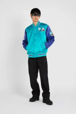 NBA PRIMETIME VINTAGE LOGO HORNETS - Bomber | Bleu