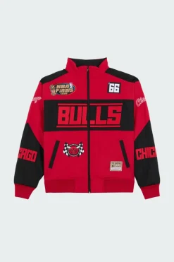 NBA SPEEDWAY UNISEX NYLON VARSITY JACKET BULLS - Veste | Noir