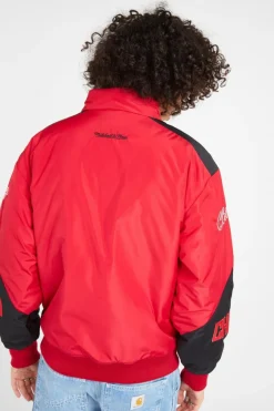 NBA SPEEDWAY UNISEX NYLON VARSITY JACKET BULLS - Veste | Noir