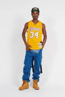 NBA SWINGMAN HOME JERSEY LAKERS 1999 SHAQUILLE O'NEAL - Jersey | Jaune