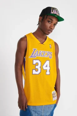 NBA SWINGMAN HOME JERSEY LAKERS 1999 SHAQUILLE O'NEAL - Jersey | Jaune