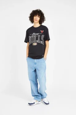 NBA THERE & BACK BULLS - T-shirt | Noir