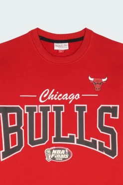 NBA THERE & BACK CREW BULLS - Sweatshirt | Rouge