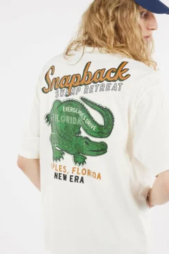 NE ANIMAL GRPHC OS TEE NEWERA - T-shirt | Beige