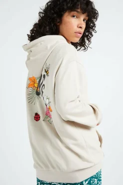 NE FLORAL GRAPHIC - Hoodie | Beige