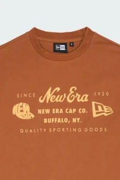 NE HERITAGE PATC - T-shirt | Marron