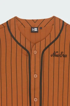 NE PINSTRIPE JERSEY - T-shirt | Beige