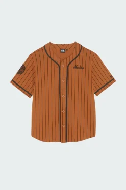 NE PINSTRIPE JERSEY - T-shirt | Beige