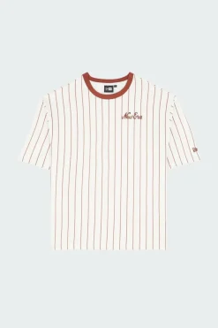 NE PINSTRIPE OS - T-shirt | Blanc
