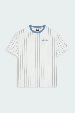 NE PINSTRIPE OS - T-shirt | Beige