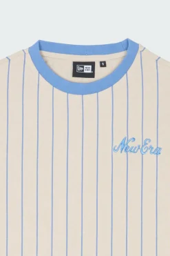 NE PINSTRIPE OS - T-shirt | Beige