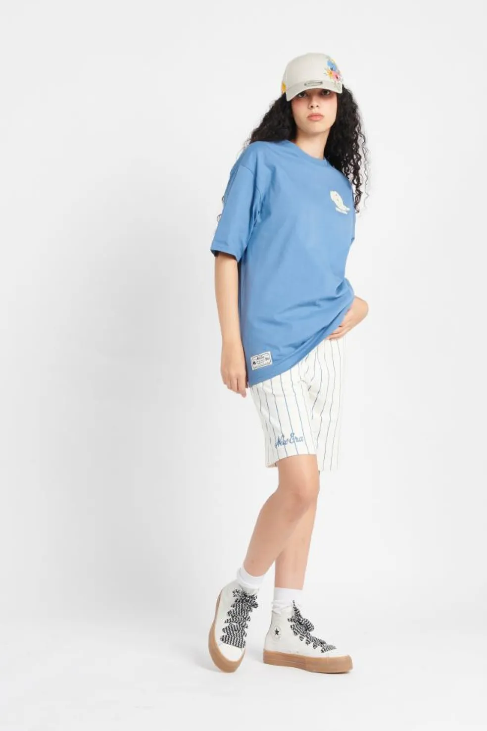 NE PINSTRIPE SHOR - Short | Beige