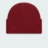 NE RIB SHORT CUF - bonnet | Rouge
