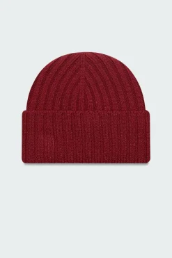 NE RIB SHORT CUF - bonnet | Rouge